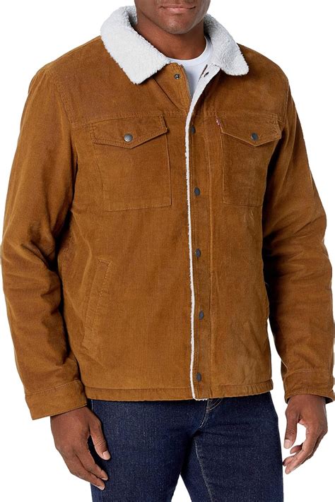 levis corduroy mens jacket|corduroy sherpa trucker jacket men's.